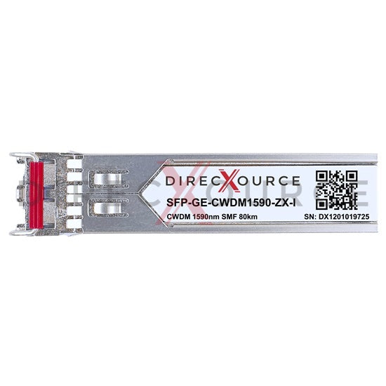 Netgear CWDM-SFP-1590-80-I Compatible Industrial 1000BASE-CWDM SFP 1590nm 80km SMF LC DOM Optical Transceiver Module