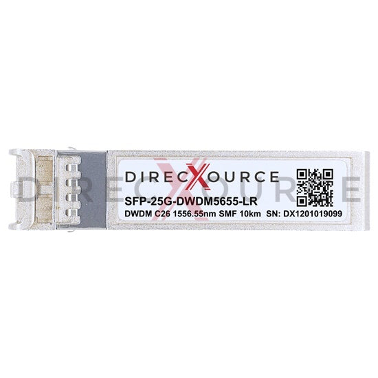 Generic Compatible SFP-25G-DWDM5655-LR 25GBASE-DWDM SFP28 100GHz C26 1556.55nm 10km SMF LC DOM Optical Transceiver Module