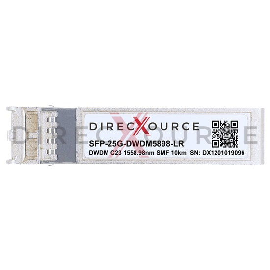 Generic Compatible SFP-25G-DWDM5898-LR 25GBASE-DWDM SFP28 100GHz C23 1558.98nm 10km SMF LC DOM Optical Transceiver Module